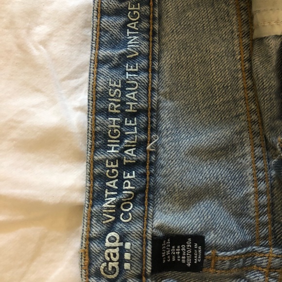 Gap Vintage High Rise Jeans size 16/33 - Picture 4 of 9